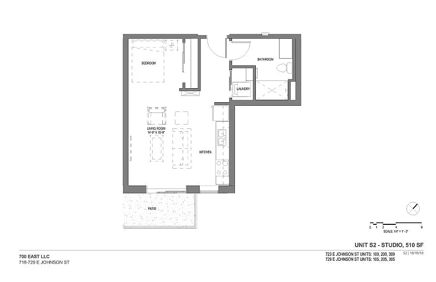 700 East Apartments – Floor plan