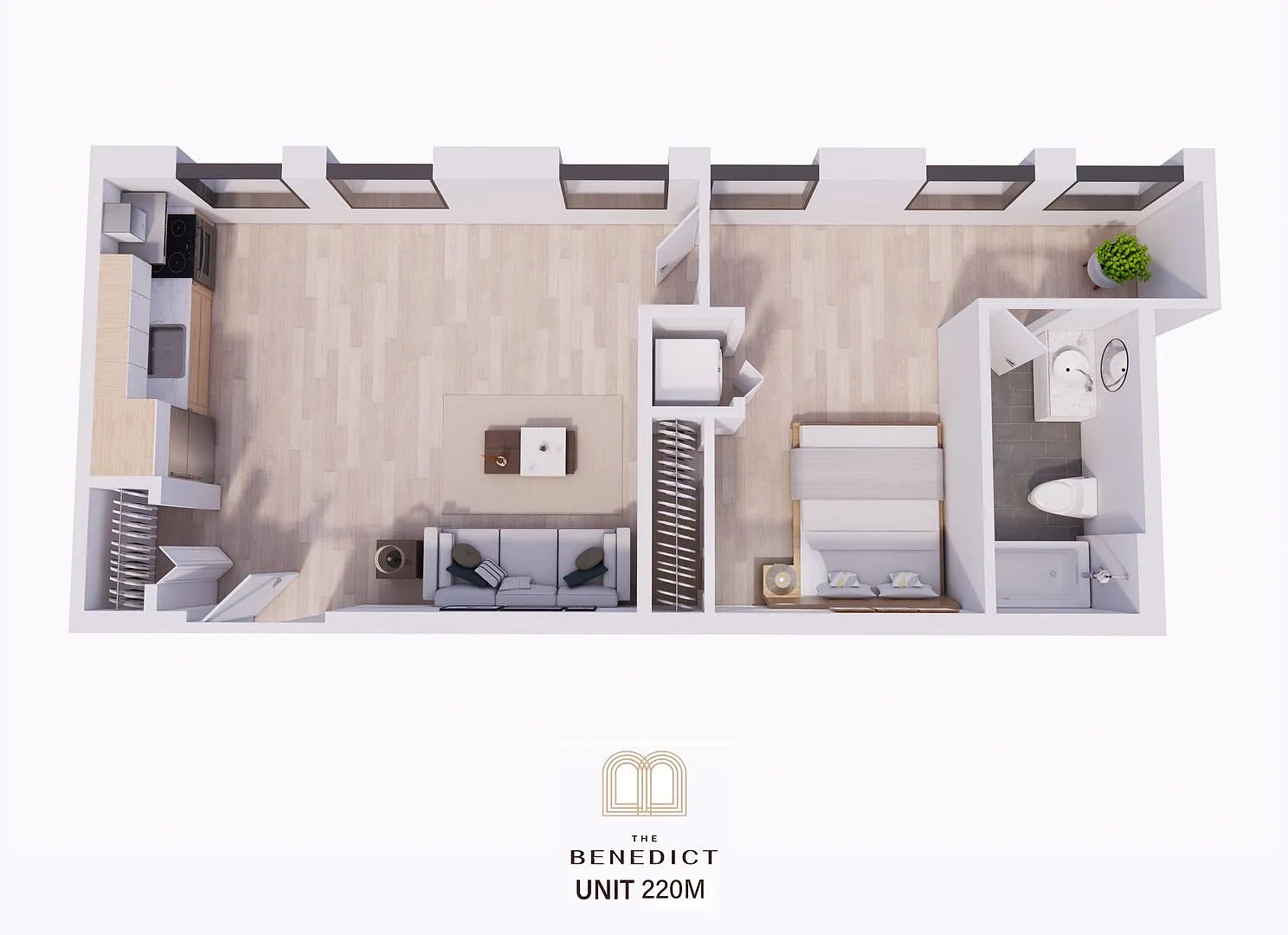 The Benedict – Floor plan