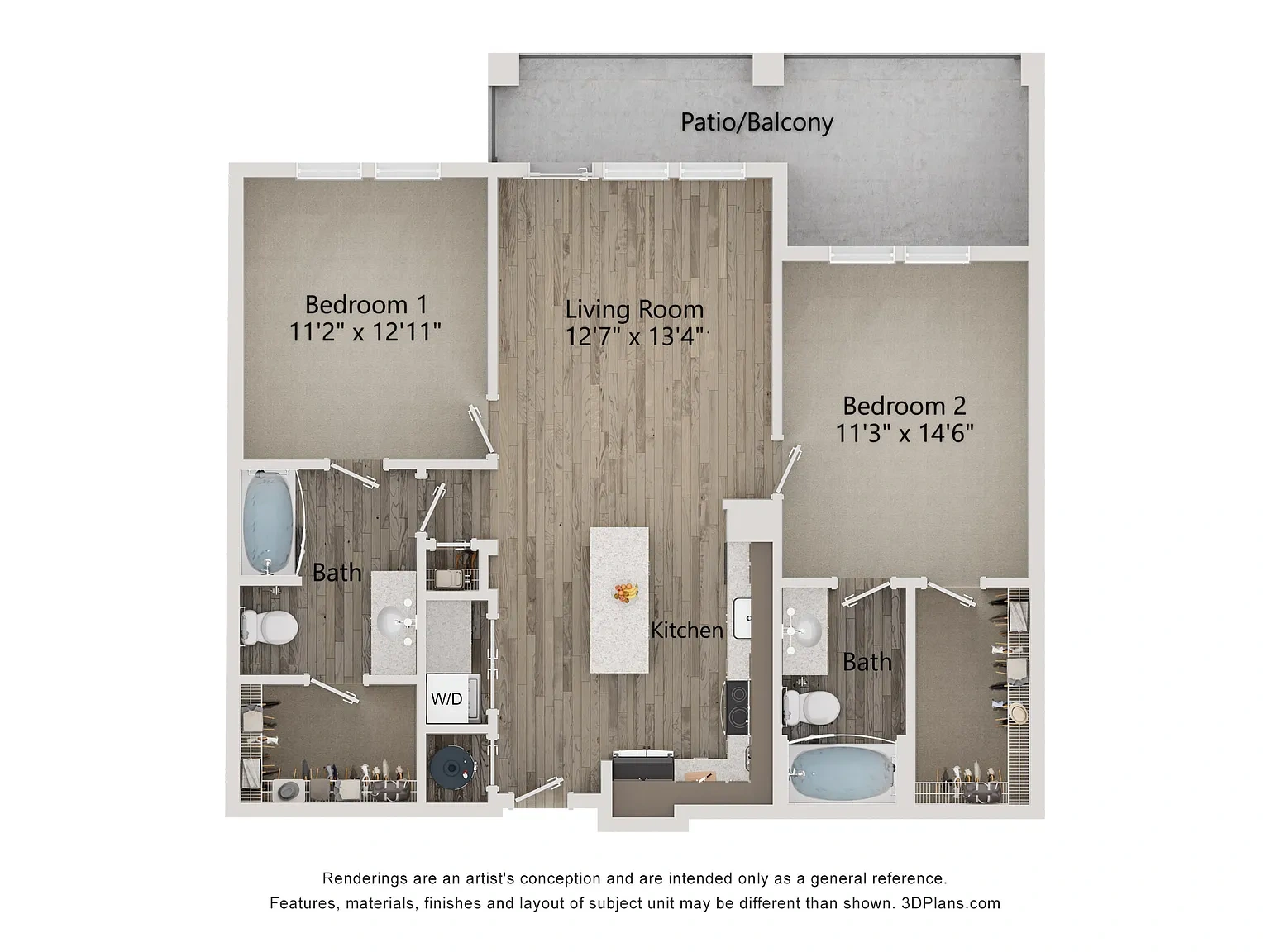 The Ironwood Apartments – Floor plan