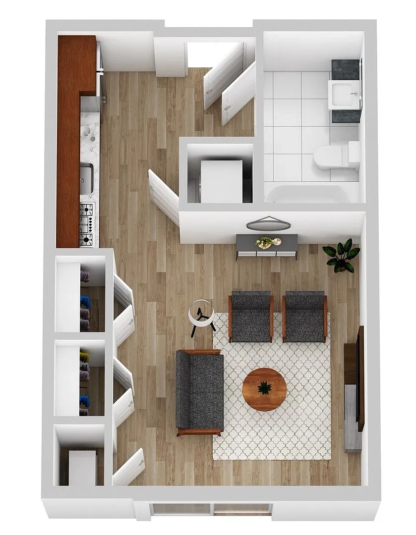 The Hub Apartments – Floor plan