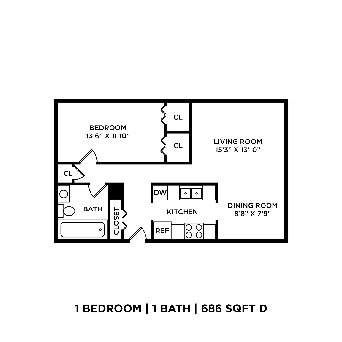 Vantage Pointe West Apartment Homes – Floor plan