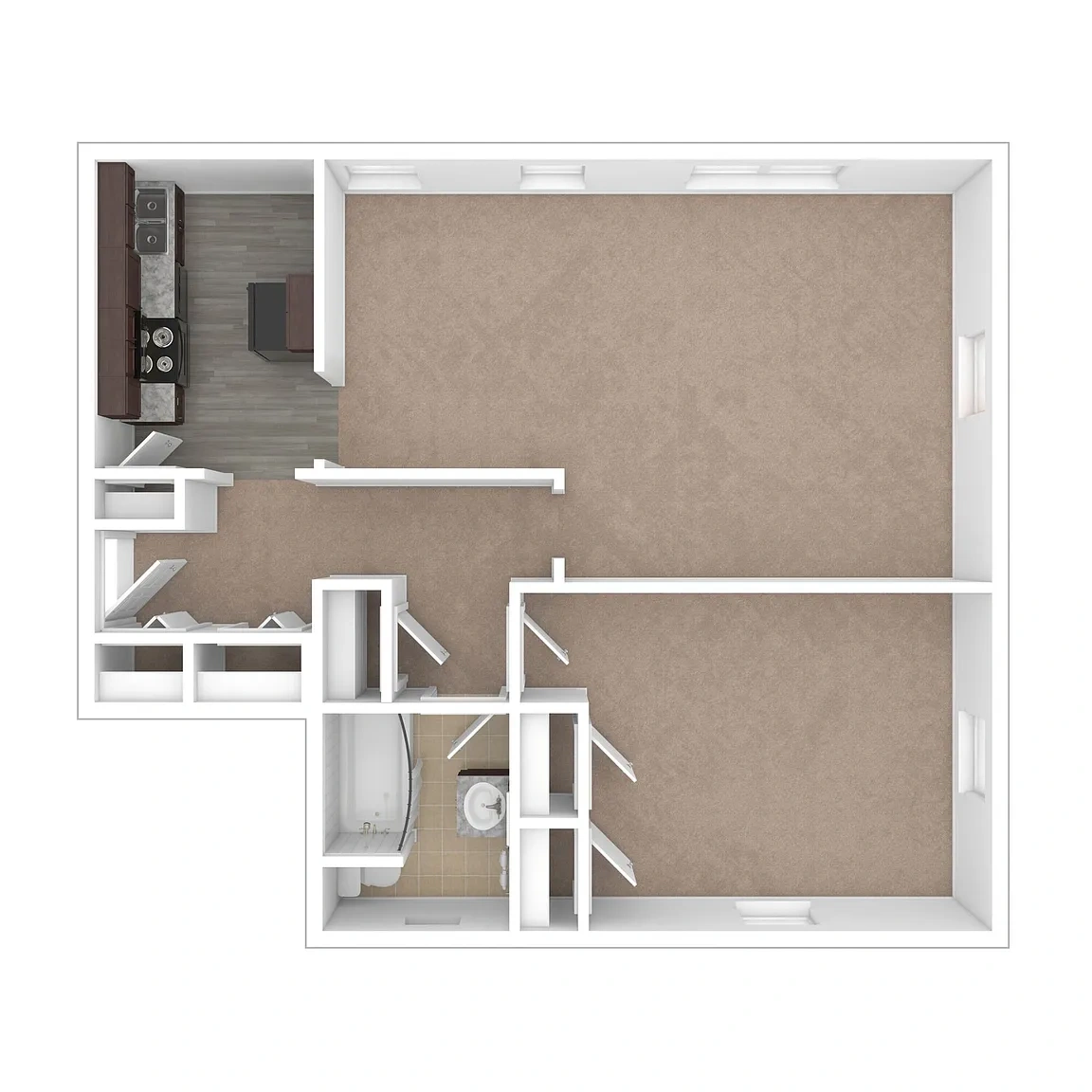 Caral Gardens Apartments and Townhomes – Floor plan