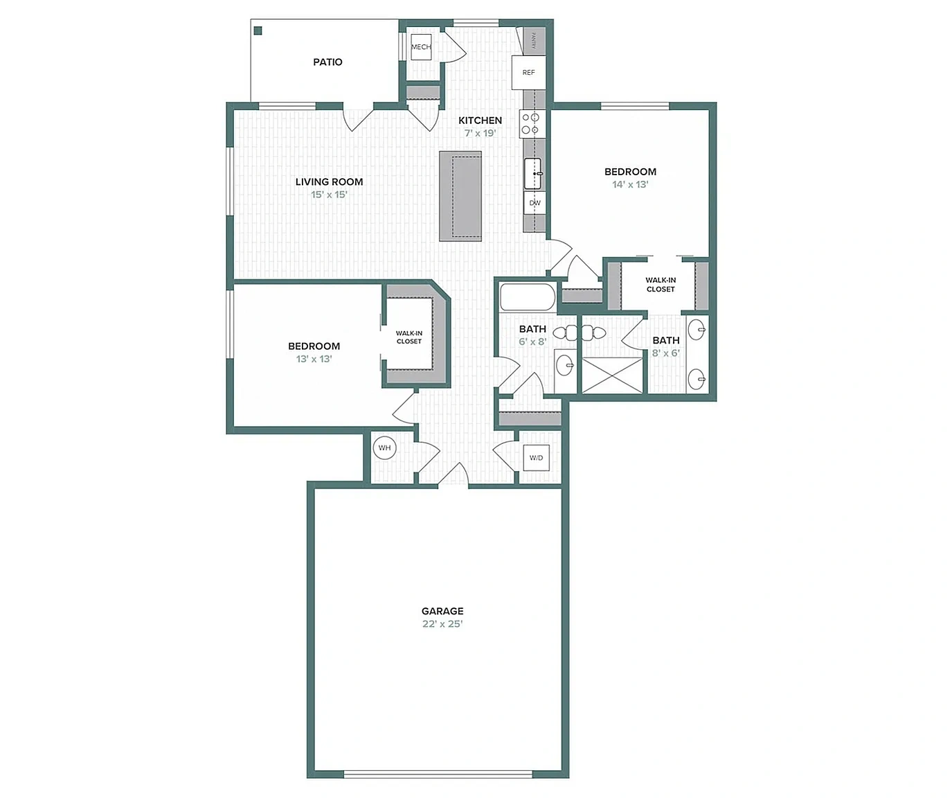 Terrapin Run Townhomes – Floor plan