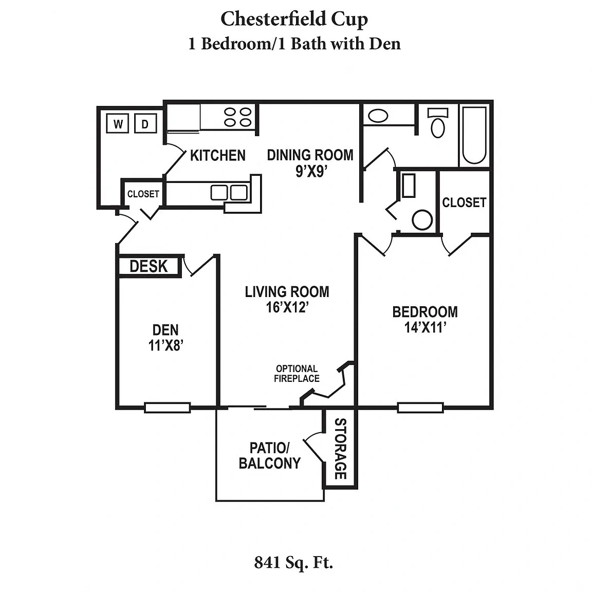 Steeplechase Apartments – Floor plan