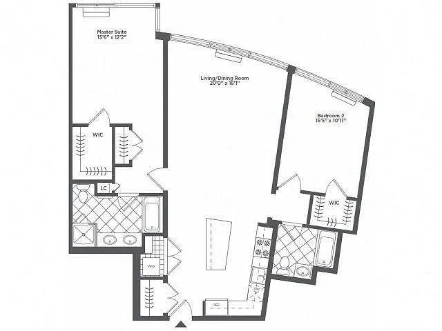 Infinity Edgewater – Floor plan