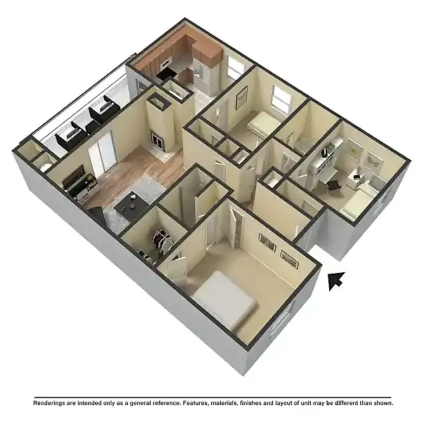 Oakwood Apartments – Floor plan