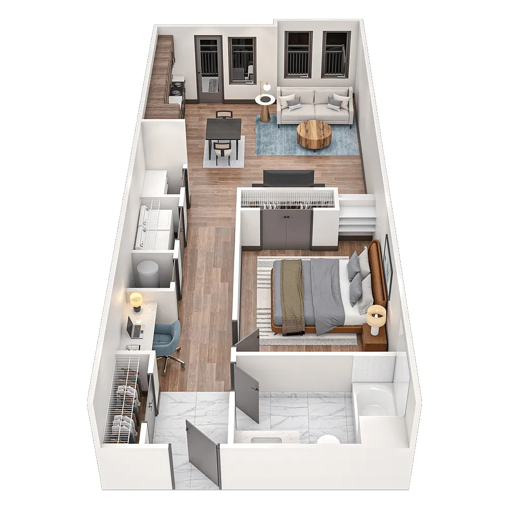 Martin on Main Apartments – Floor plan