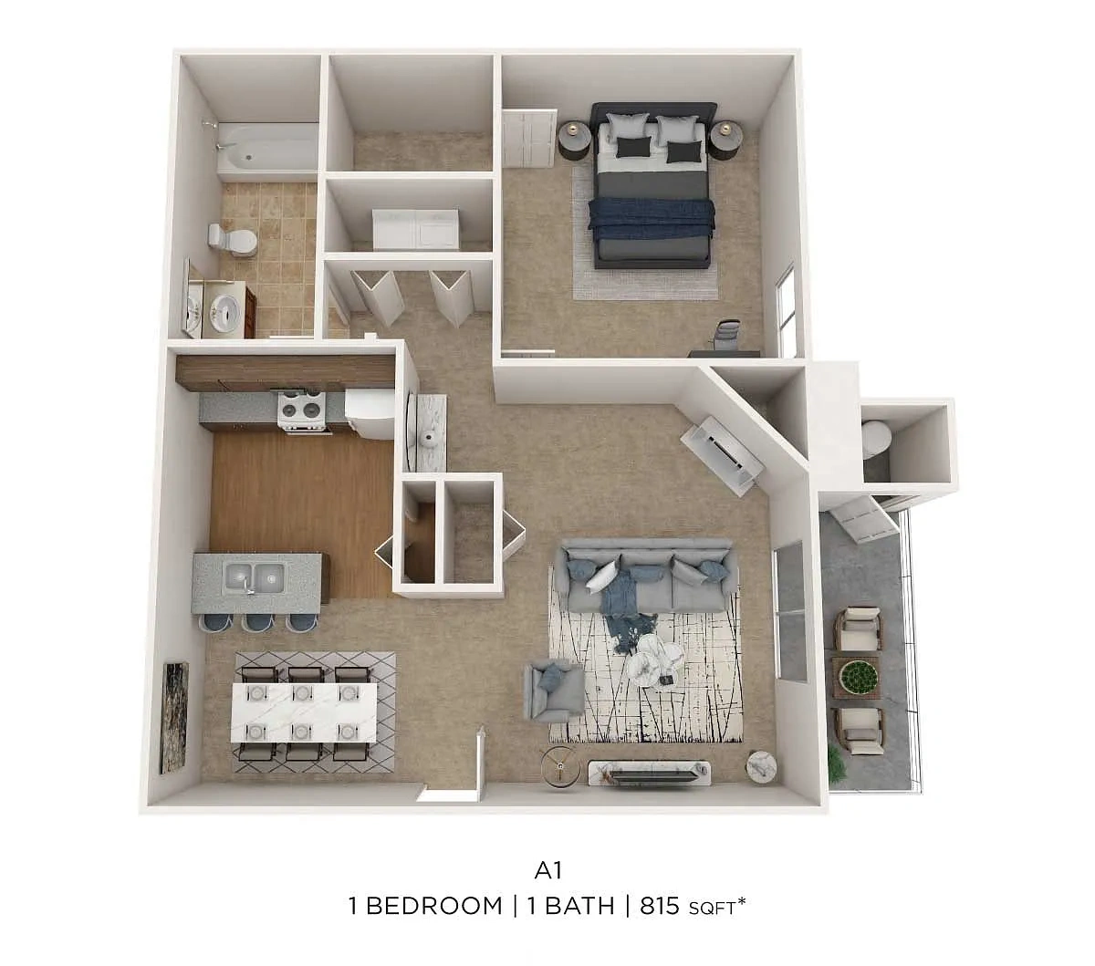 Chason Ridge Apartment Homes – Floor plan