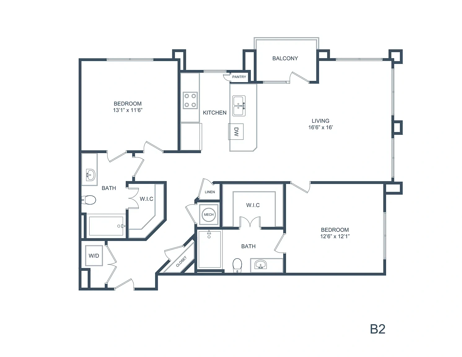 SYNC Sawyer Heights Apartments – Floor plan