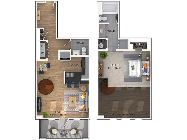 The Lofts at Atlantic Station – Floor plan
