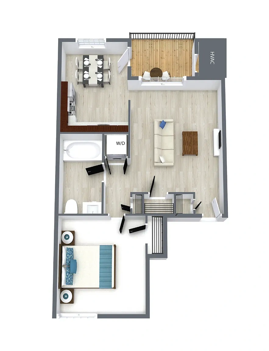 Tuscany Woods Apartments – Floor plan