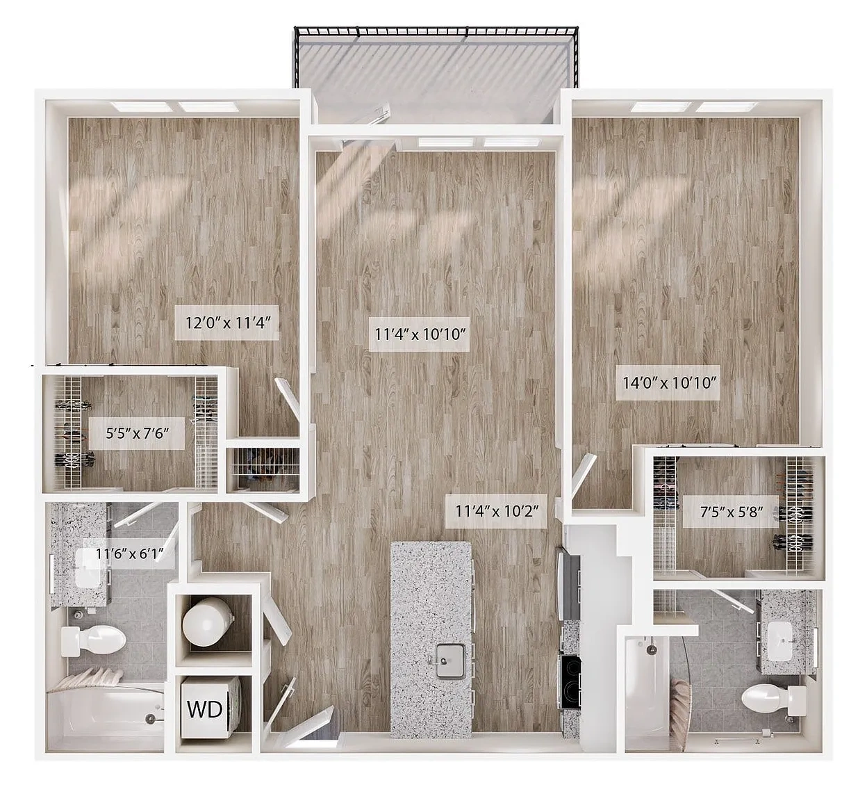 The Westbrook Apartments at Brewers Row – Floor plan