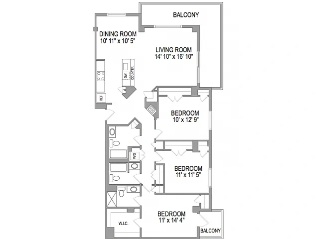 Dolley Madison Towers – Floor plan