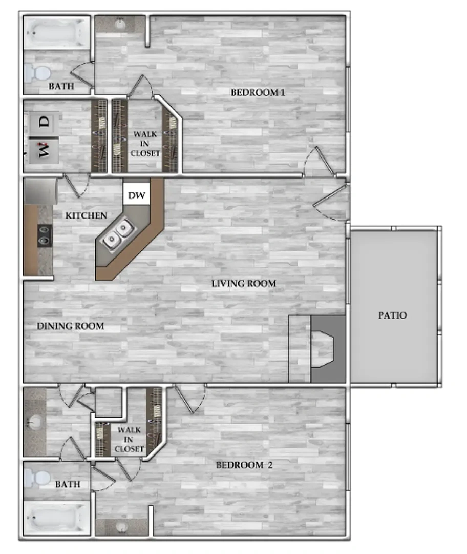Serena Village 2 Apartments – Floor plan