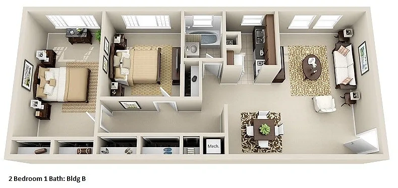 Huntington Green Apartments – Floor plan