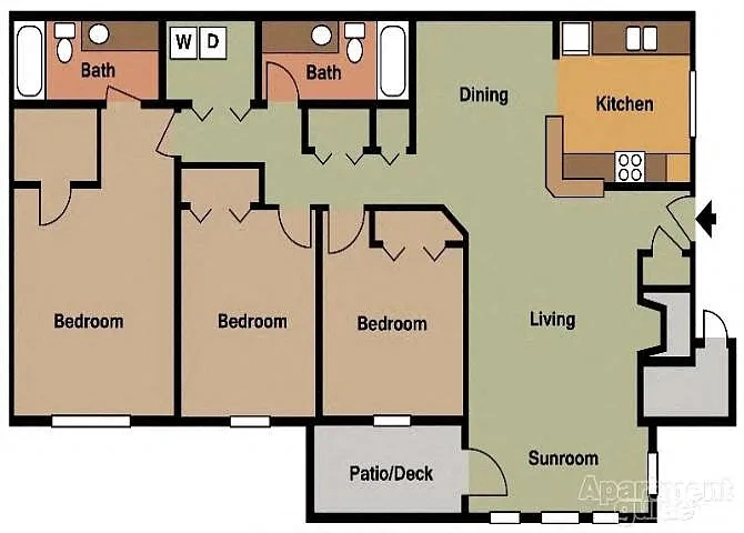 Colony Woods – Floor plan