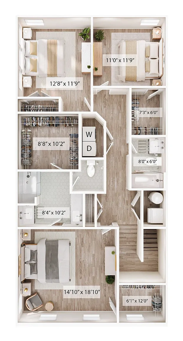 The Westbrook Townhomes at Brewers Row – Floor plan