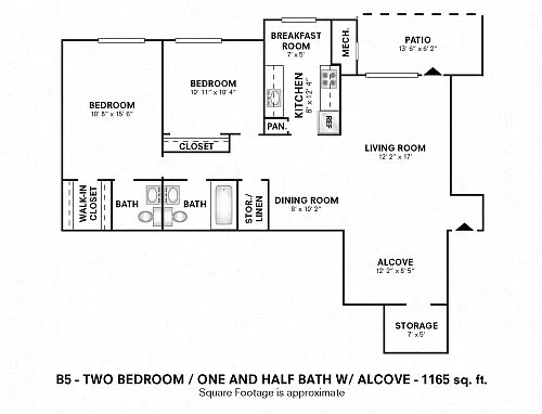 Stoneridge at Mark Center Apartment Homes – Floor plan