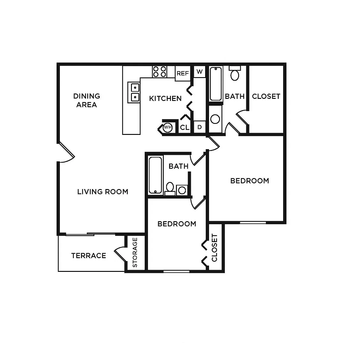 Village Place Apartment Homes – Floor plan