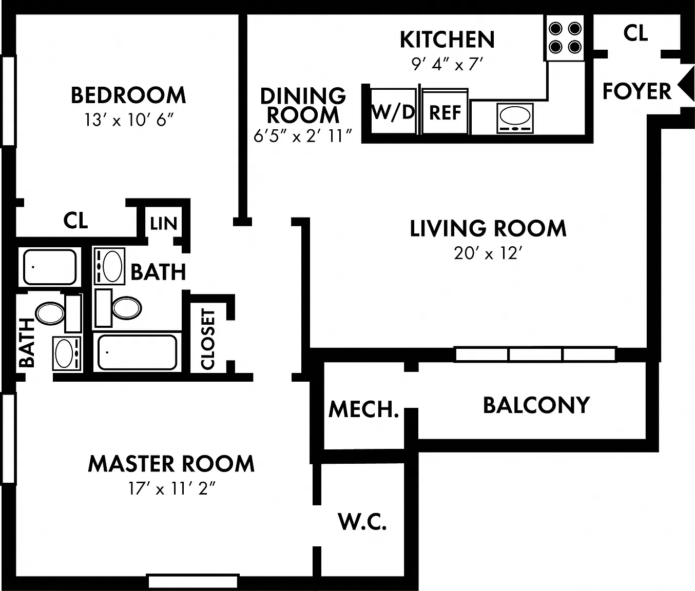 2 Bedroom Apartments in East Lake Gardens – photo 4