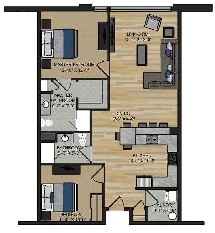 Lofts at Narrow – Floor plan
