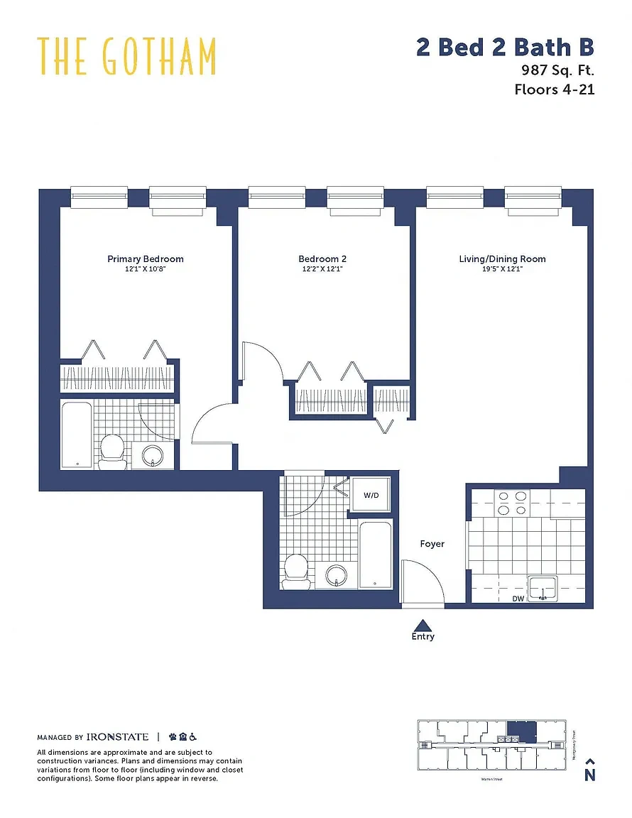 The Gotham – Floor plan