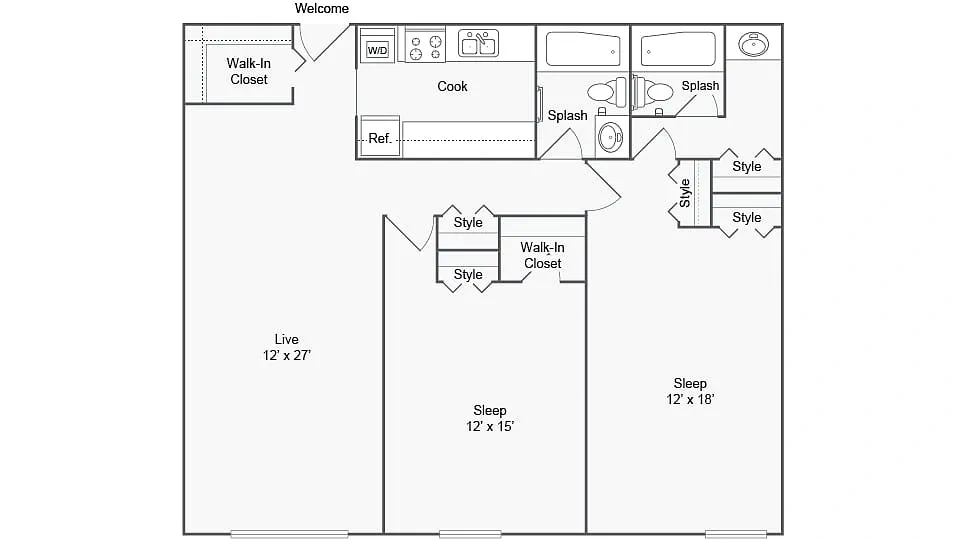 Arrive Silver Spring – Floor plan
