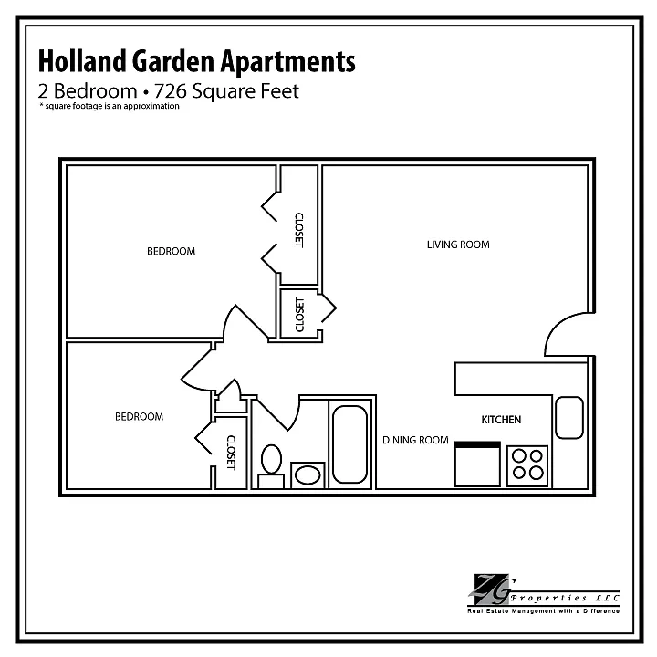Holland Gardens Apartments – 2 Bedroom