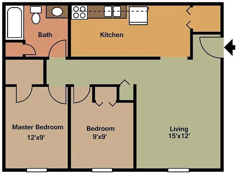 Orchard Farms – 2 Bedroom 1 Bathroom
