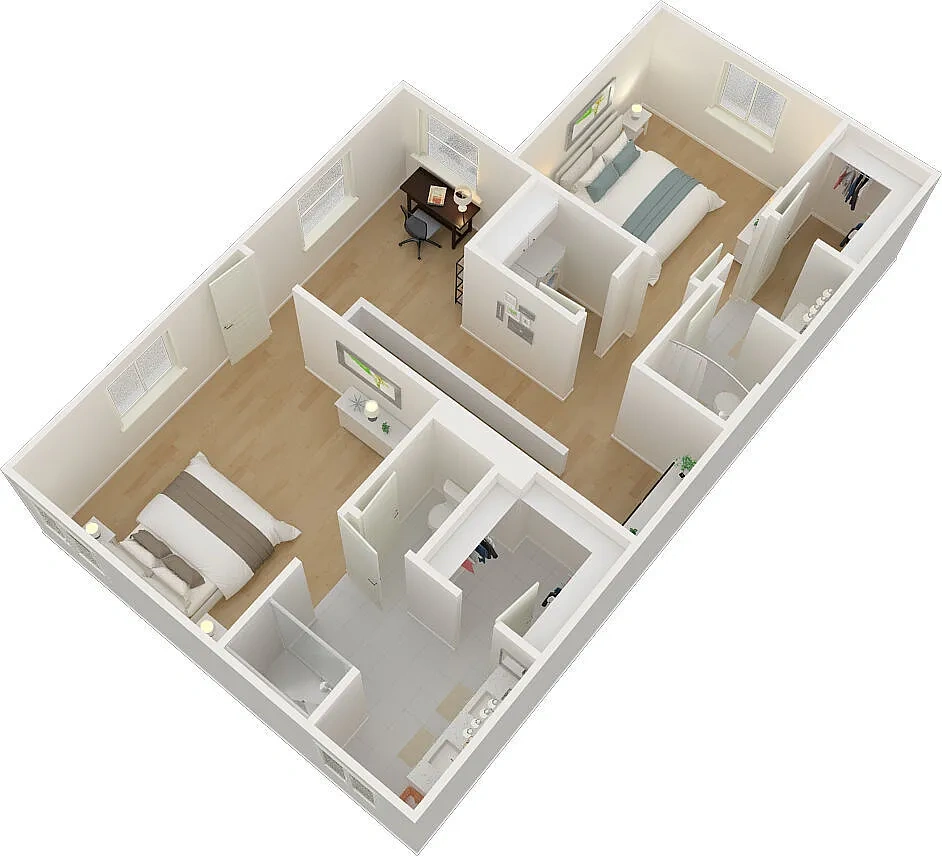 Echo Paired Homes – Floor plan