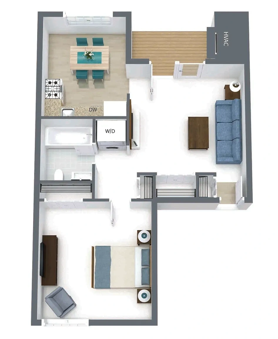 Tuscany Woods Apartments – Floor plan
