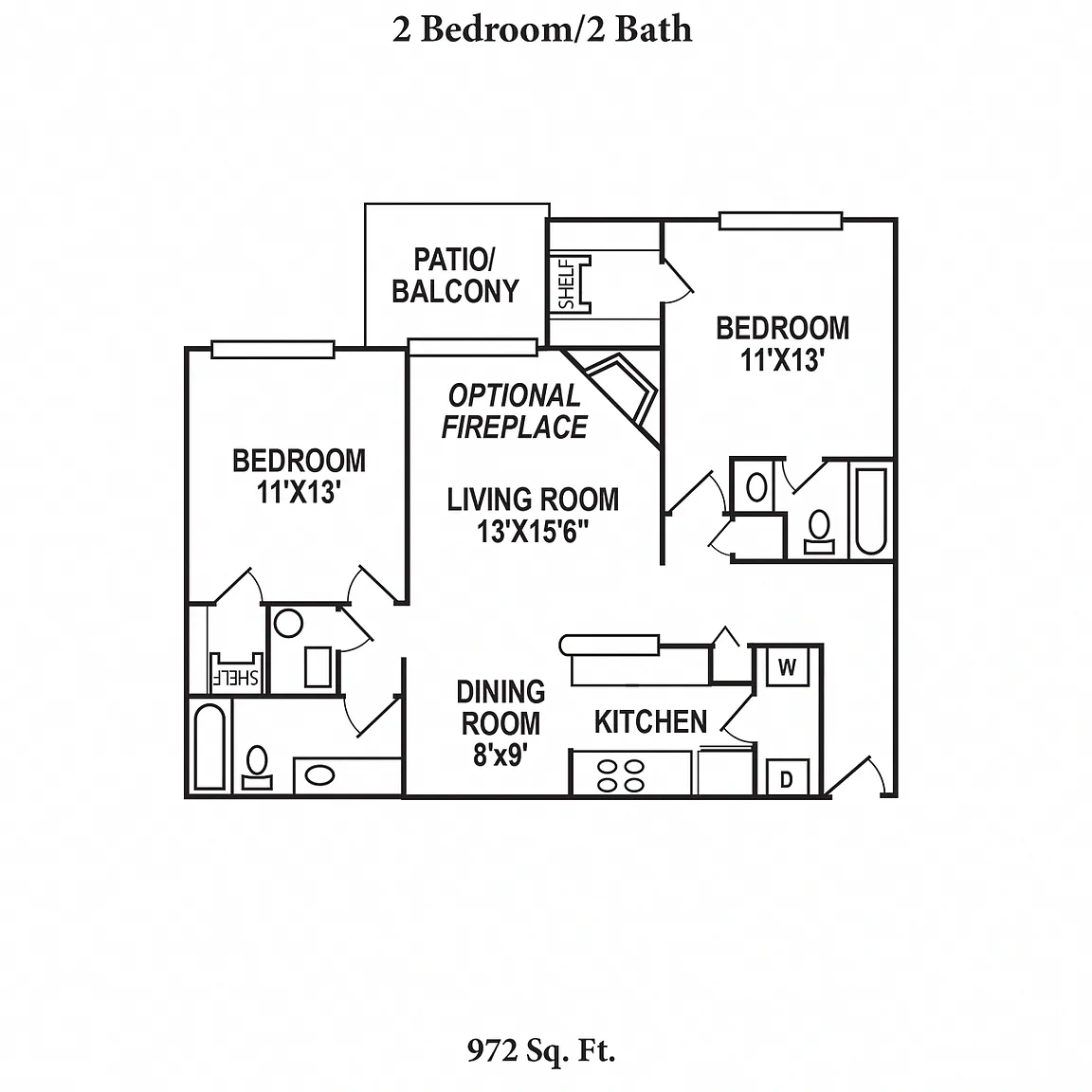 Deercross Apartments – Floor plan