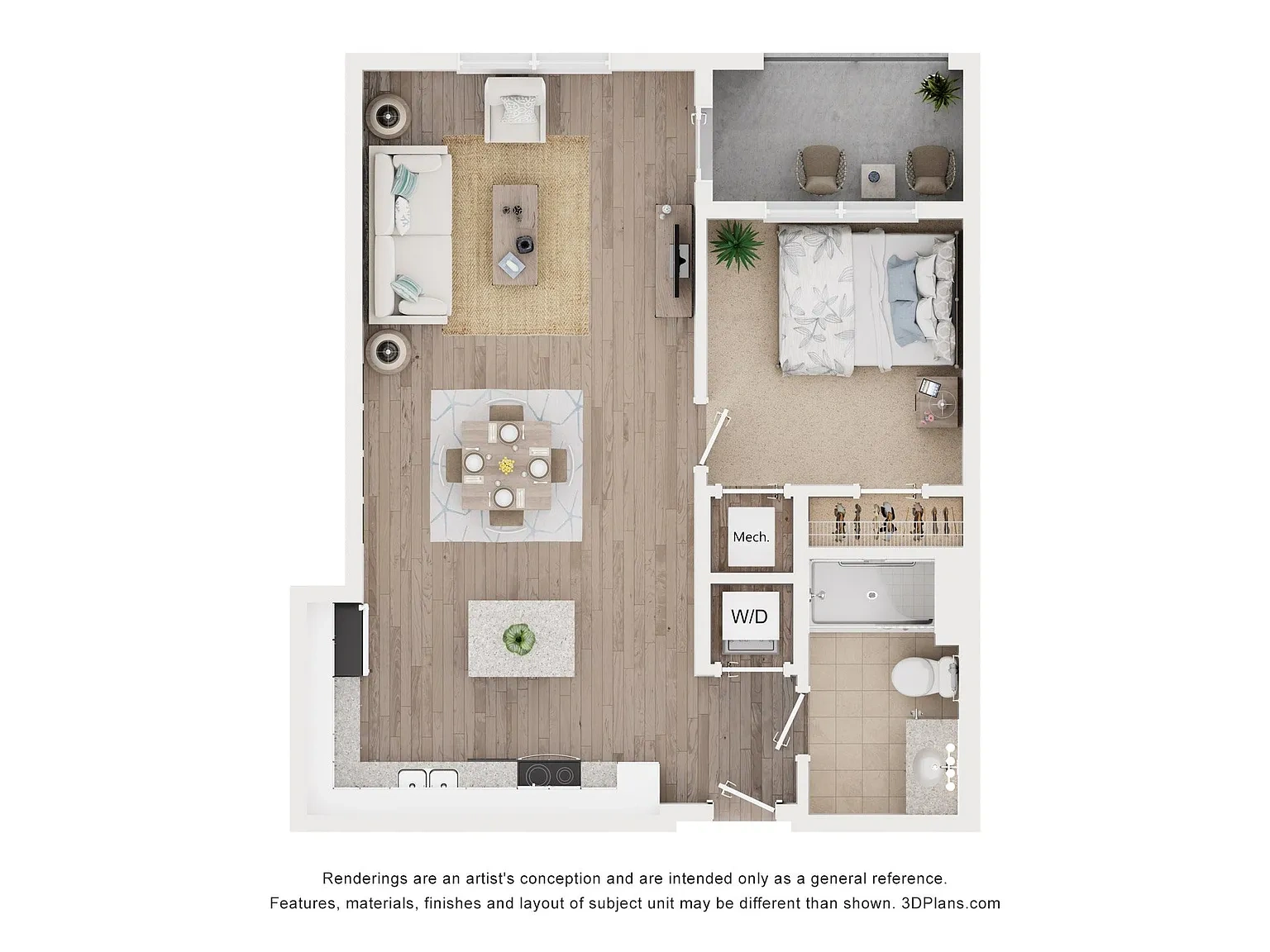 Anchor at Gulf Harbors 62+ Apartments – Floor plan