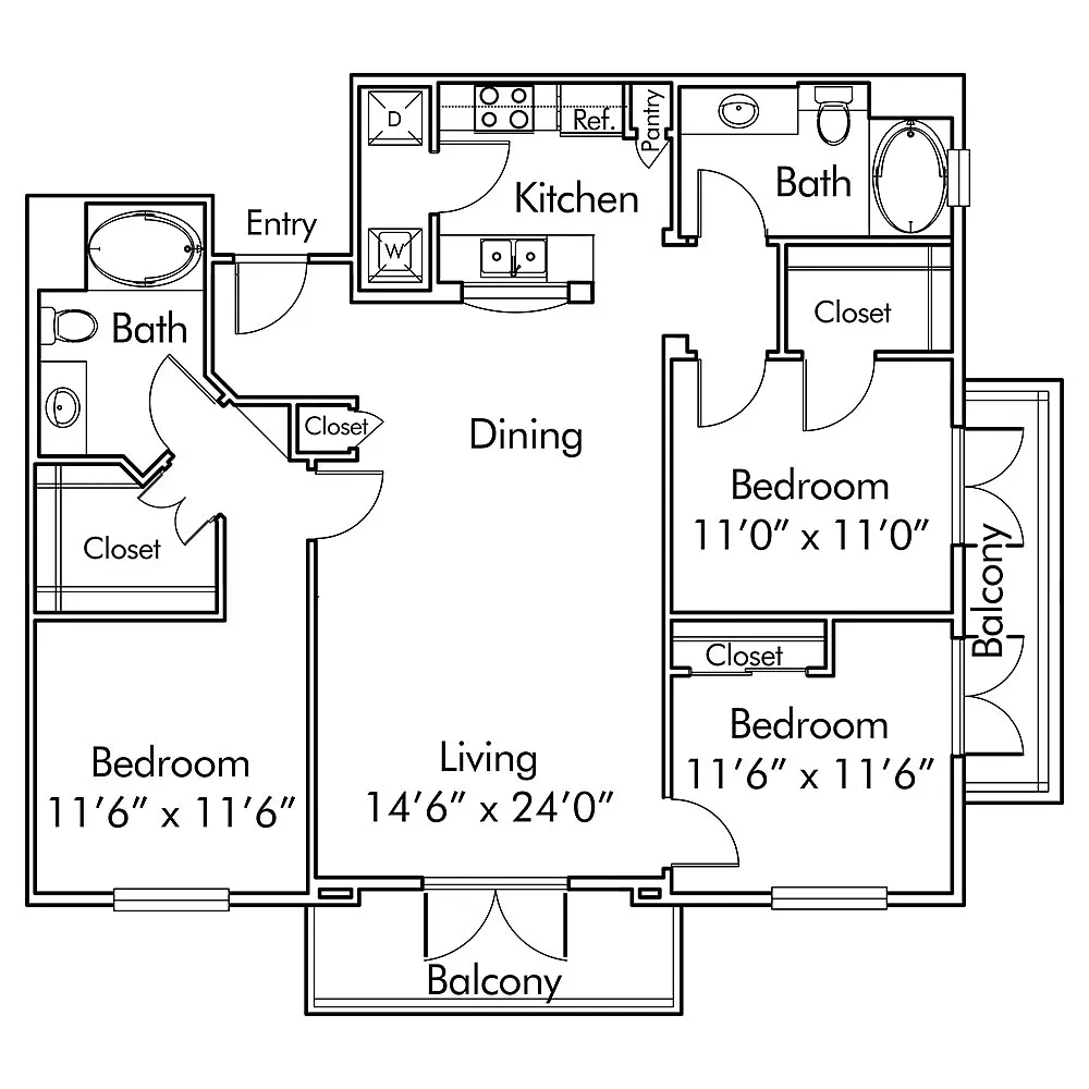 Ocean Shores – Floor plan