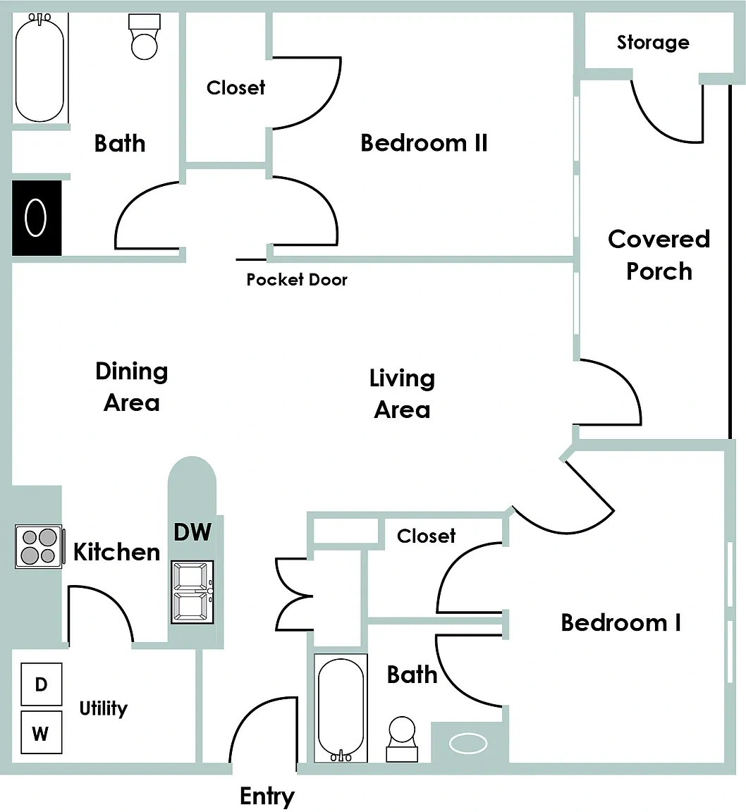 The Bluestone – Floor plan