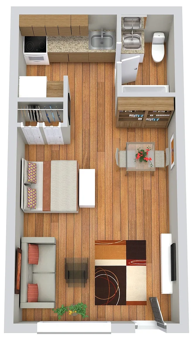 Fox Creek – STUDIO! 1 BATH
