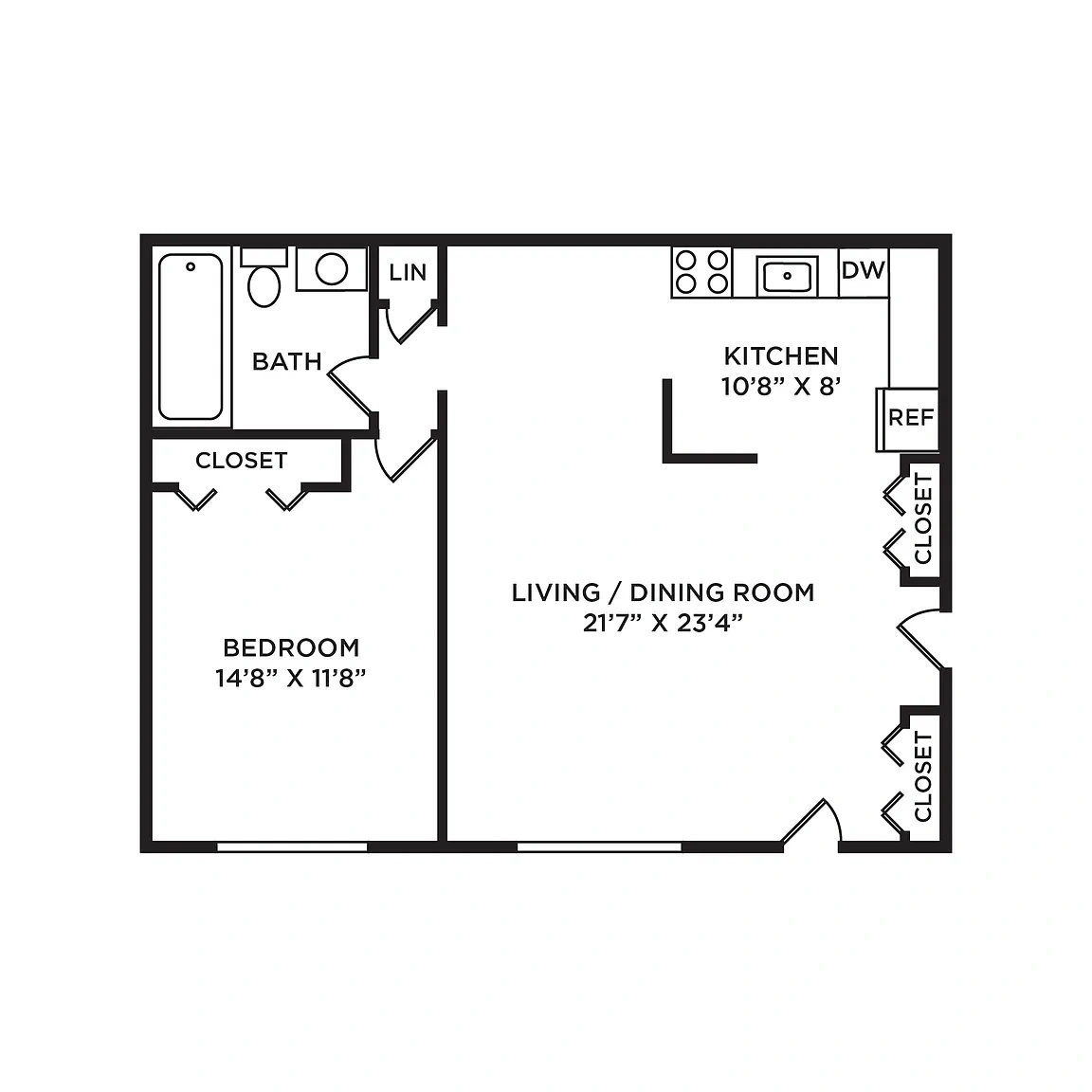 Westpointe Apartment Homes – Floor plan