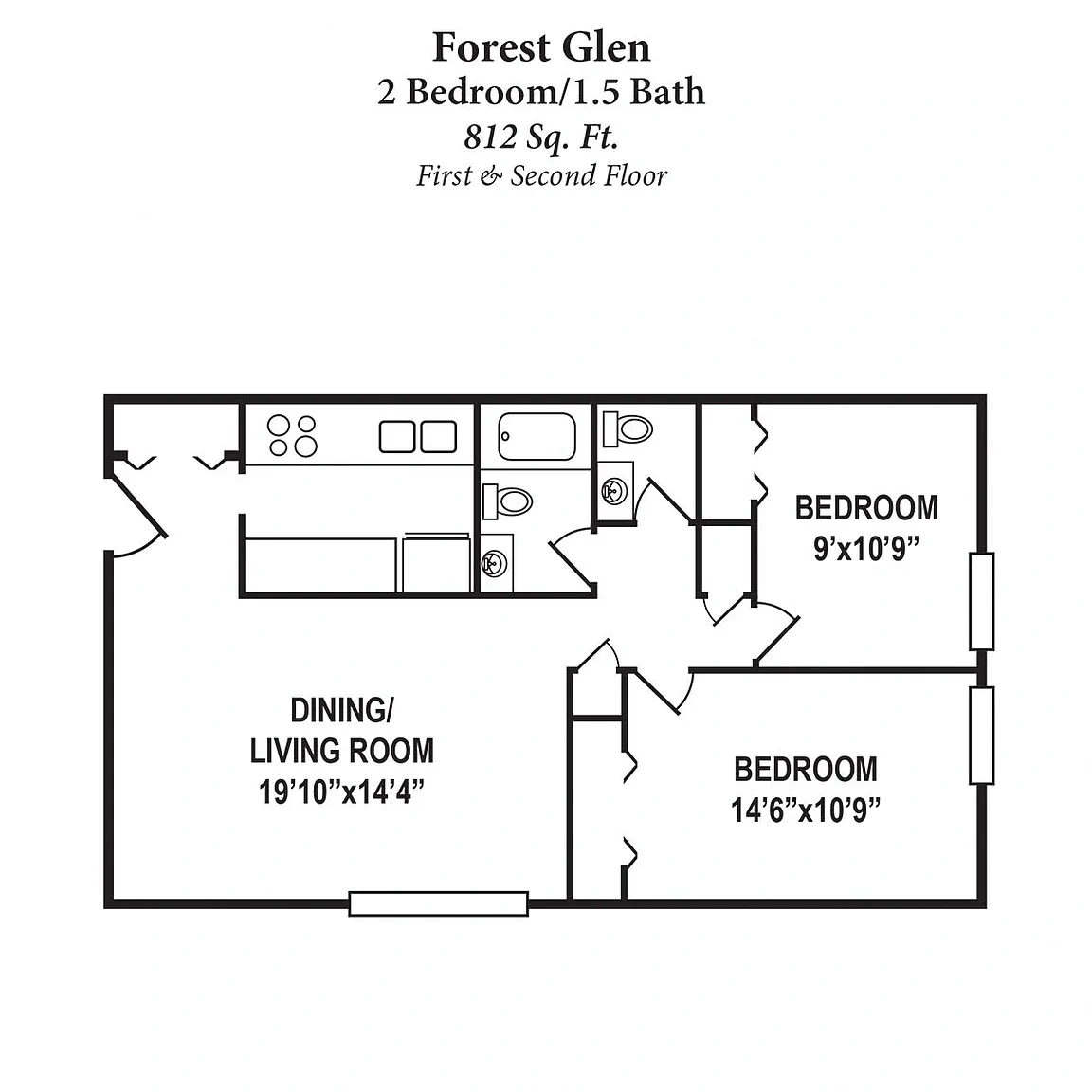 Forest Park Apartments – Floor plan