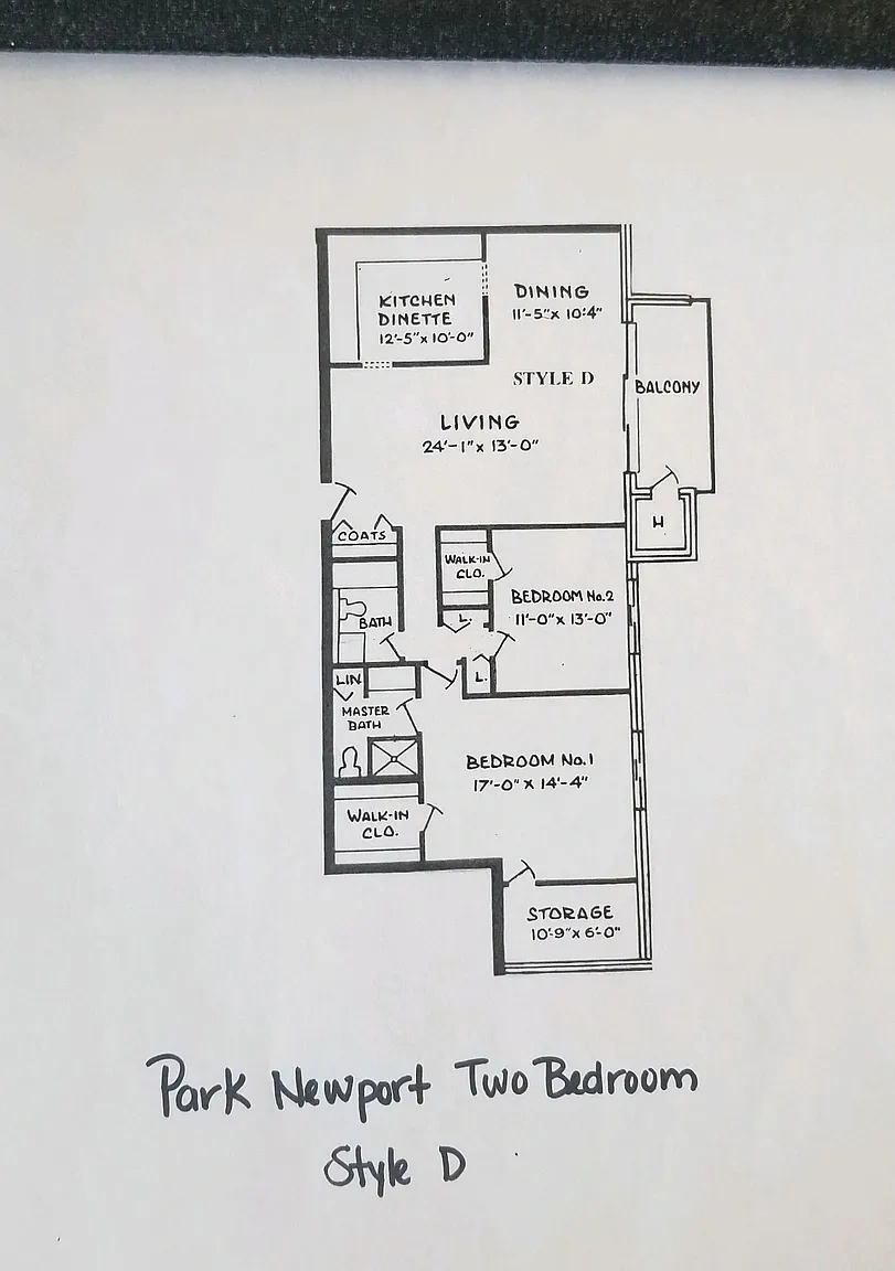 Park Place – Floor plan