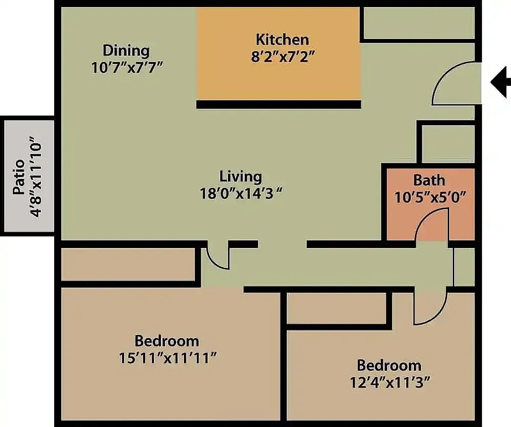 The Concord Apartments – Floor plan