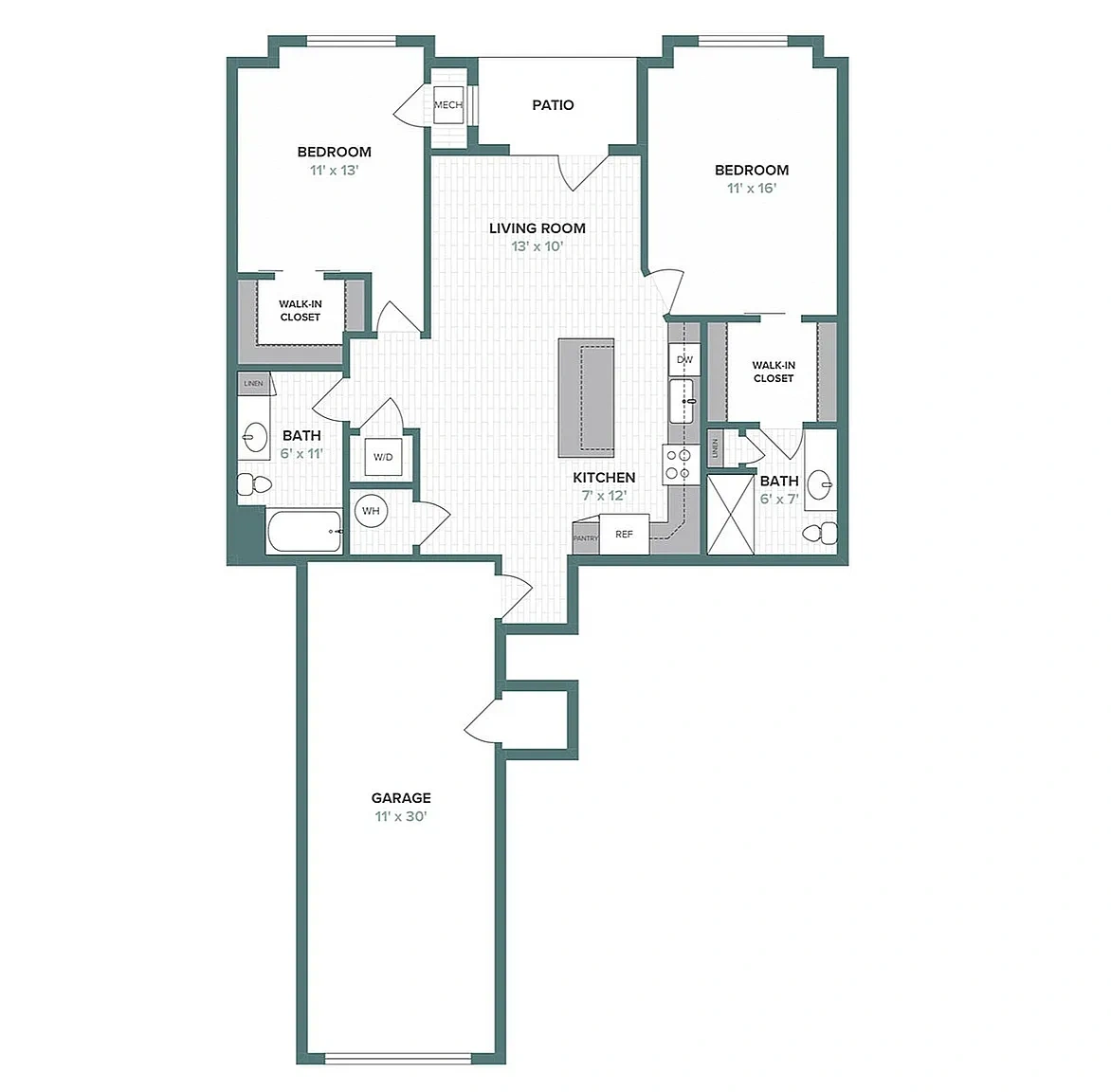 Terrapin Run Townhomes – Floor plan