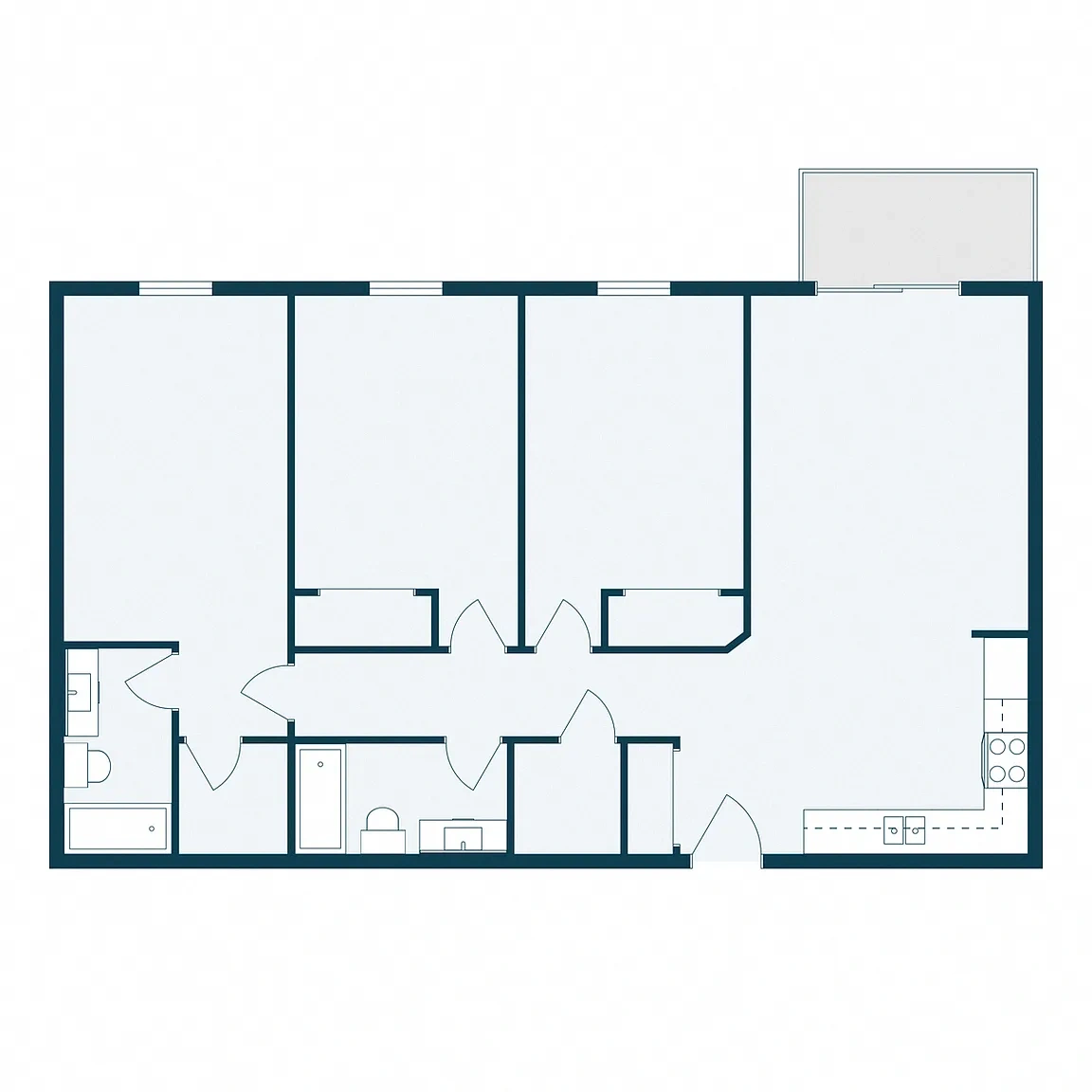 Lake Crest – Floor plan