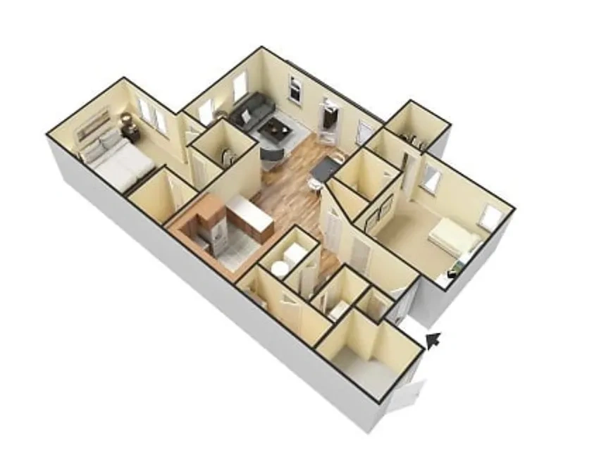 Birch Landing Apartments – Floor plan