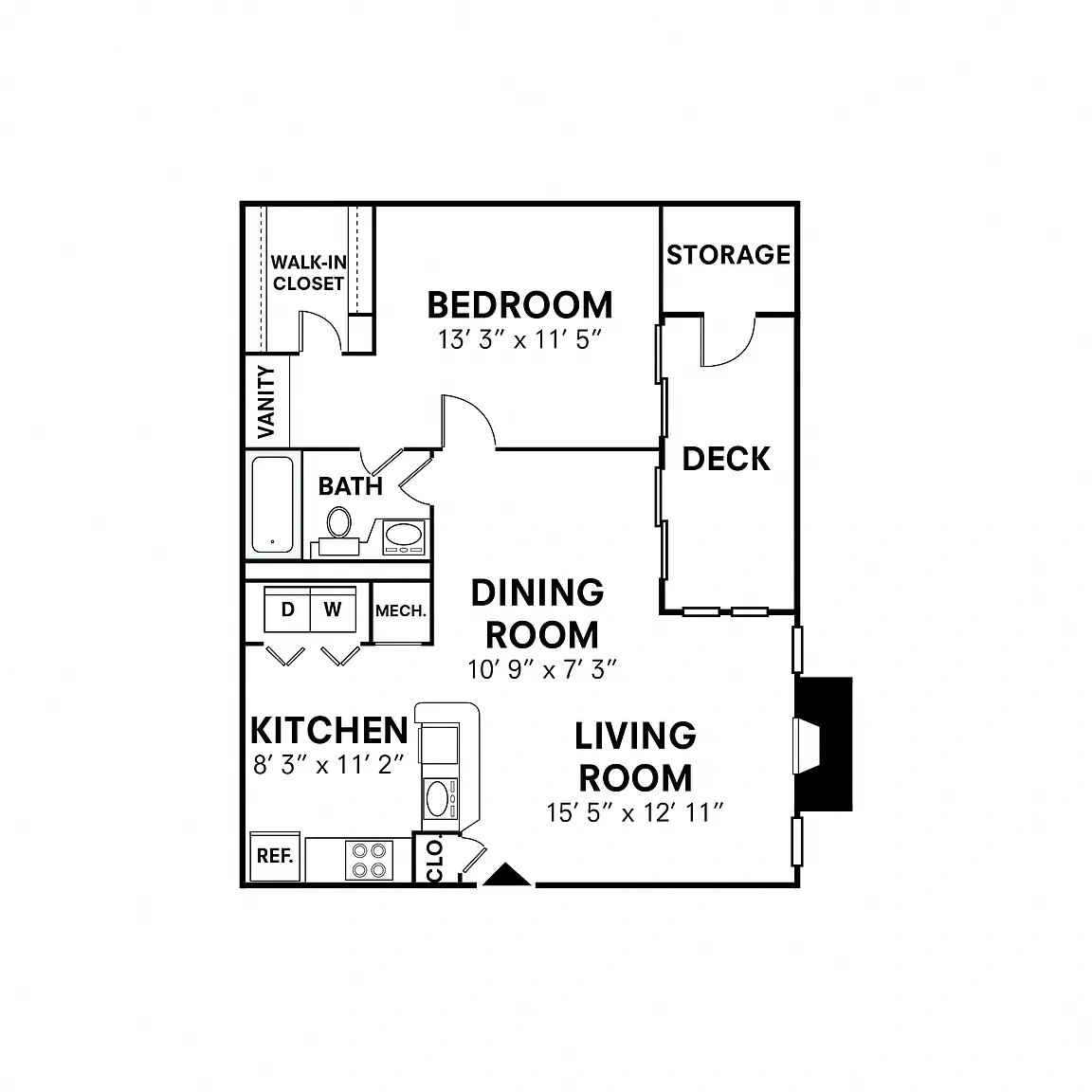 Chase Lea Apartment Homes – Floor plan