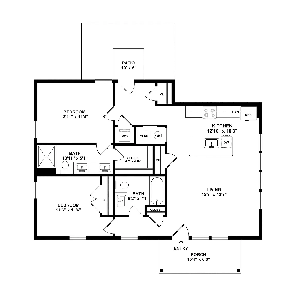 LEO at Bristol - Single Family Rental Homes – Floor plan