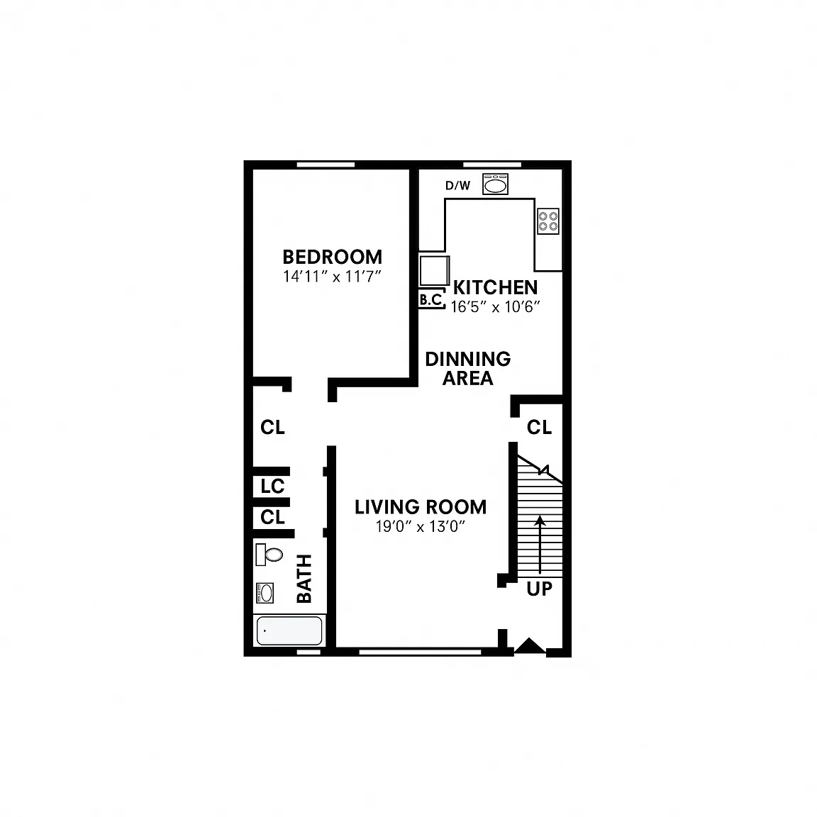 Lakeview Terrace Apartment Homes – Floor plan