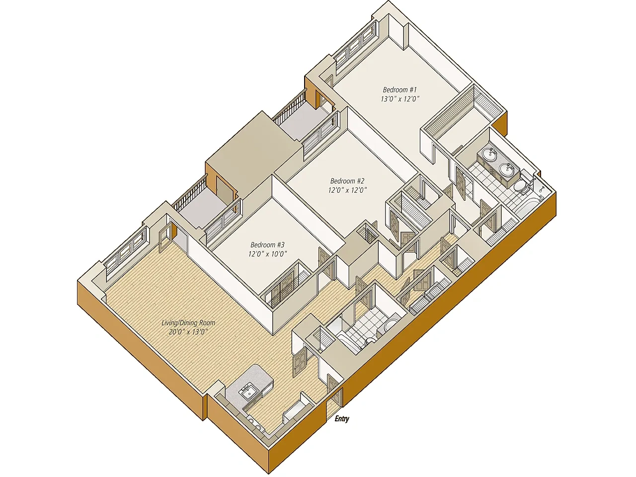 The Esquire on Fifth – Floor plan