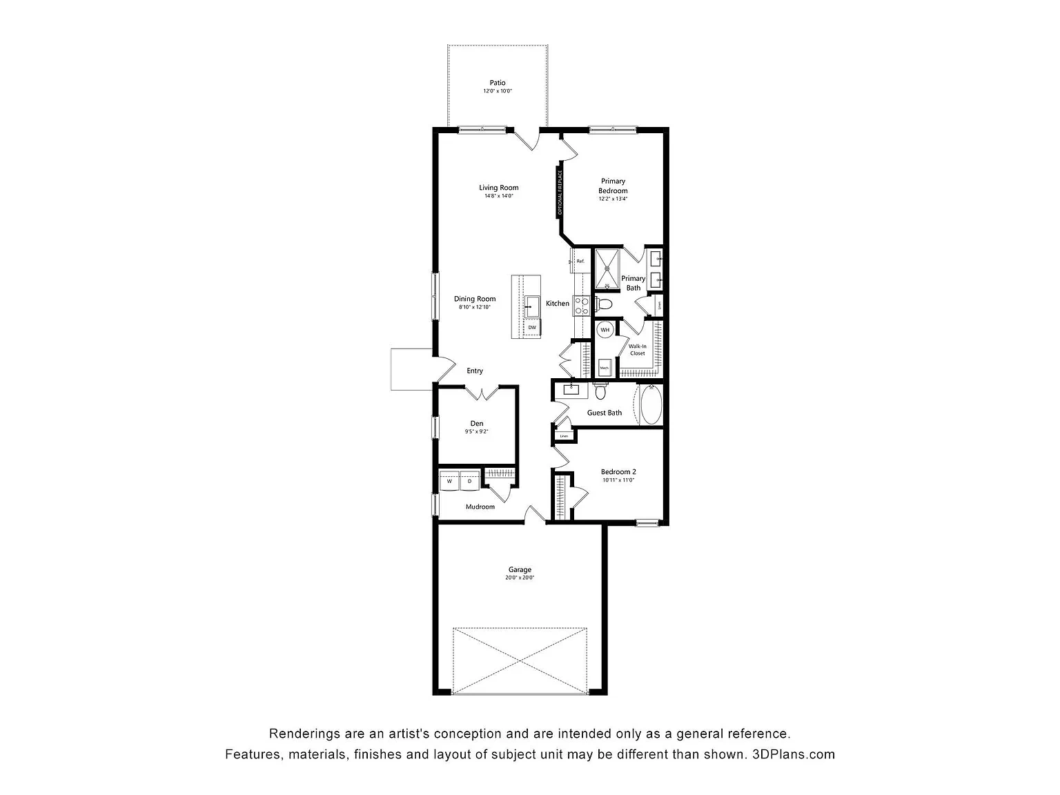 The Chester – Floor plan