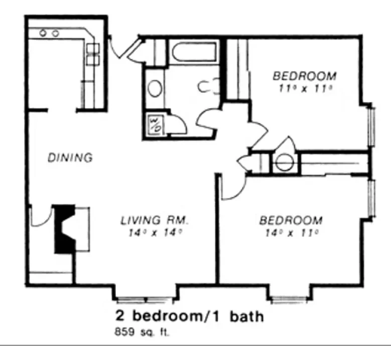 Alt StoneBridge Apartments – Two Bed One Bath