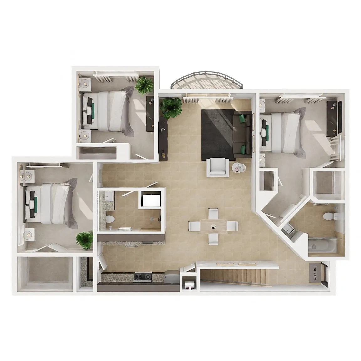 Gables Montecito – Floor plan